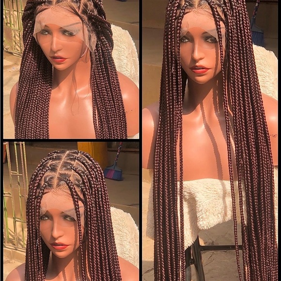 Elegant Blonde Braided Wigs - Picture 8 of 8